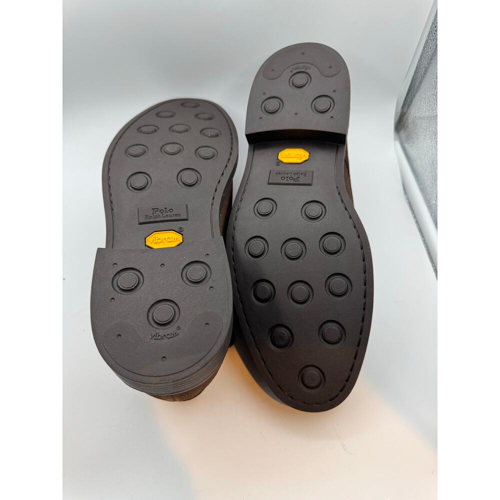 Polo Ralph Lauren Asher Men's Brown Suede Derby Dress Shoe 7D NWT - Picture 4 of 9